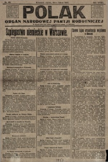 Polak : organ Narodowej Partii Robotniczej. 1921, nr 39