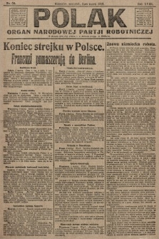 Polak : organ Narodowej Partii Robotniczej. 1921, nr 50