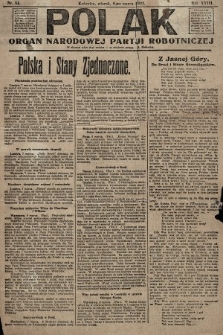 Polak : organ Narodowej Partii Robotniczej. 1921, nr 54