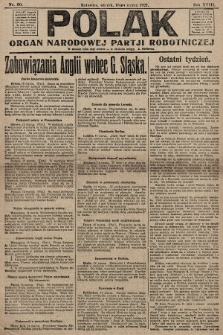 Polak : organ Narodowej Partii Robotniczej. 1921, nr 60