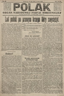 Polak : organ Narodowej Partii Robotniczej. 1921, nr 67