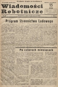 Wiadomości Robotnicze : tygodnik społeczny. 1936, nr 6