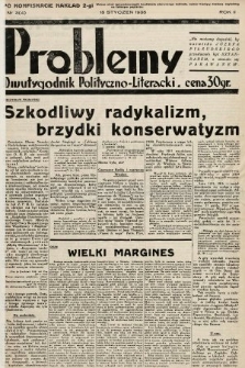 Problemy : dwutygodnik polityczno-literacki. 1935, nr 3 (4) (po konfiskacie nakład drugi)