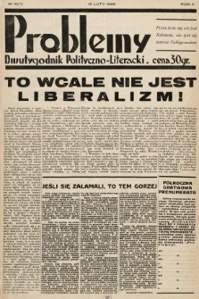 Problemy : dwutygodnik polityczno-literacki. 1935, nr 6 (7)