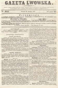 Gazeta Lwowska. 1851, nr 295
