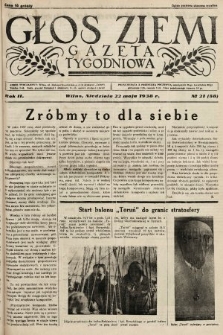 Głos Ziemi : gazeta tygodniowa. 1938, nr 21