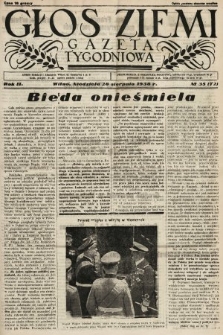 Głos Ziemi : gazeta tygodniowa. 1938, nr 35