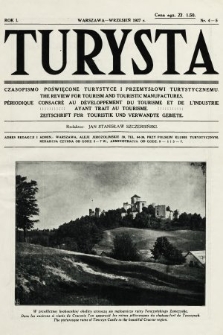 Turysta : czasopismo poświęcone turystyce i przemysłowi turystycznemu. 1927, nr 4-5