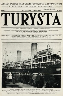 Turysta : czasopismo poświęcone turystyce i przemysłowi turystycznemu. 1928, nr 2