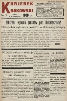 Kurjerek Krakowski. 1932, nr 3