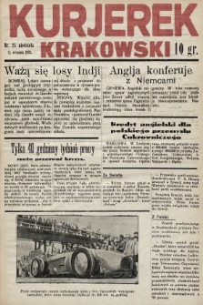 Kurjerek Krakowski. 1932, nr 25