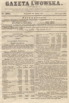 Gazeta Lwowska. 1851, nr 298
