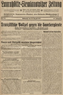 Laurahütte-Siemianowitzer Zeitung : enzige älteste und gelesenste Zeitung von Laurahütte-Siemianowitz mit wöchentlicher Unterhaitungsbeilage. 1927, nr 124