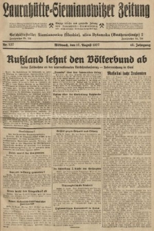Laurahütte-Siemianowitzer Zeitung : enzige älteste und gelesenste Zeitung von Laurahütte-Siemianowitz mit wöchentlicher Unterhaitungsbeilage. 1927, nr 127
