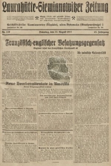 Laurahütte-Siemianowitzer Zeitung : enzige älteste und gelesenste Zeitung von Laurahütte-Siemianowitz mit wöchentlicher Unterhaitungsbeilage. 1927, nr 130