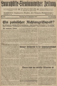 Laurahütte-Siemianowitzer Zeitung : enzige älteste und gelesenste Zeitung von Laurahütte-Siemianowitz mit wöchentlicher Unterhaitungsbeilage. 1927, nr 137