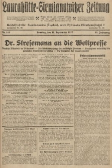 Laurahütte-Siemianowitzer Zeitung : enzige älteste und gelesenste Zeitung von Laurahütte-Siemianowitz mit wöchentlicher Unterhaitungsbeilage. 1927, nr 145