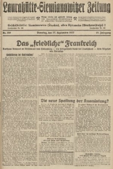 Laurahütte-Siemianowitzer Zeitung : enzige älteste und gelesenste Zeitung von Laurahütte-Siemianowitz mit wöchentlicher Unterhaitungsbeilage. 1927, nr 150