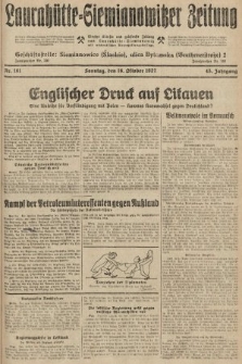 Laurahütte-Siemianowitzer Zeitung : enzige älteste und gelesenste Zeitung von Laurahütte-Siemianowitz mit wöchentlicher Unterhaitungsbeilage. 1927, nr 161