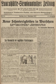 Laurahütte-Siemianowitzer Zeitung : enzige älteste und gelesenste Zeitung von Laurahütte-Siemianowitz mit wöchentlicher Unterhaitungsbeilage. 1927, nr 171