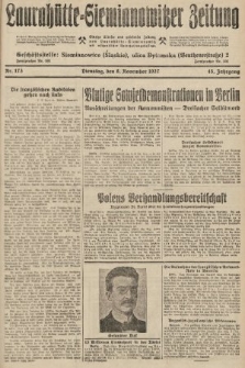 Laurahütte-Siemianowitzer Zeitung : enzige älteste und gelesenste Zeitung von Laurahütte-Siemianowitz mit wöchentlicher Unterhaitungsbeilage. 1927, nr 173