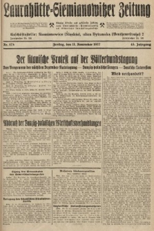 Laurahütte-Siemianowitzer Zeitung : enzige älteste und gelesenste Zeitung von Laurahütte-Siemianowitz mit wöchentlicher Unterhaitungsbeilage. 1927, nr 175