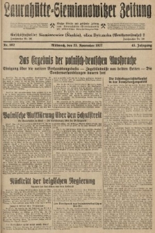 Laurahütte-Siemianowitzer Zeitung : enzige älteste und gelesenste Zeitung von Laurahütte-Siemianowitz mit wöchentlicher Unterhaitungsbeilage. 1927, nr 182