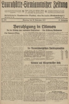 Laurahütte-Siemianowitzer Zeitung : enzige älteste und gelesenste Zeitung von Laurahütte-Siemianowitz mit wöchentlicher Unterhaitungsbeilage. 1927, nr 185