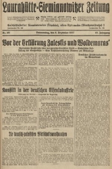 Laurahütte-Siemianowitzer Zeitung : enzige älteste und gelesenste Zeitung von Laurahütte-Siemianowitz mit wöchentlicher Unterhaitungsbeilage. 1927, nr 191