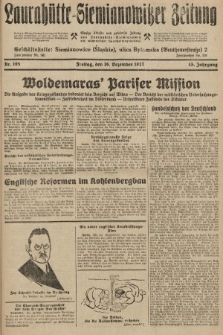 Laurahütte-Siemianowitzer Zeitung : enzige älteste und gelesenste Zeitung von Laurahütte-Siemianowitz mit wöchentlicher Unterhaitungsbeilage. 1927, nr 195