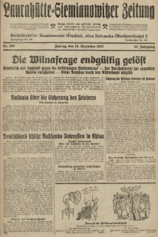 Laurahütte-Siemianowitzer Zeitung : enzige älteste und gelesenste Zeitung von Laurahütte-Siemianowitz mit wöchentlicher Unterhaitungsbeilage. 1927, nr 199