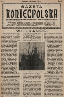 Gazeta Koniecpolska : poświęcona sprawom religijno-oświatowym, społecznym i samorządowym Koniecpola i okolicy. 1929, nr 7