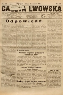 Gazeta Lwowska. 1932, nr 213