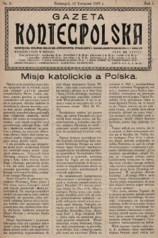 Gazeta Koniecpolska : poświęcona sprawom religijno-oświatowym, społecznym i samorządowym Koniecpola i okolicy. 1929, nr 8