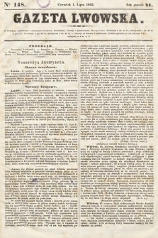 Gazeta Lwowska. 1852, nr 148