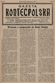 Gazeta Koniecpolska : poświęcona sprawom religijno-oświatowym, społecznym i samorządowym Koniecpola i okolicy. 1929, nr 19