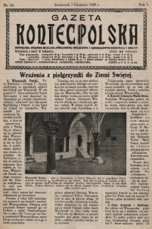 Gazeta Koniecpolska : poświęcona sprawom religijno-oświatowym, społecznym i samorządowym Koniecpola i okolicy. 1929, nr 23