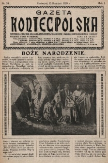 Gazeta Koniecpolska : poświęcona sprawom religijno-oświatowym, społecznym i samorządowym Koniecpola i okolicy. 1929, nr 24