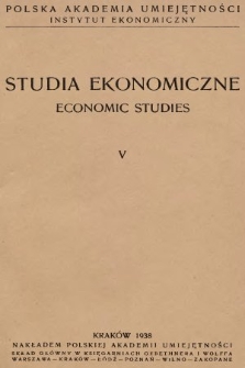 Studja Ekonomiczne. 1938, T. 4