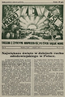 Zew Młodej Wsi. 1937, nr 7-8