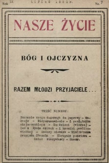 Nasze Życie. 1931, nr 7