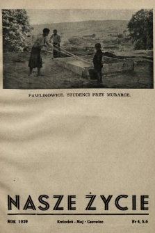 Nasze Życie : miesięcznik ilustrowany Młodzieży Zakładów Wychow. Tow. „Powściągliwość i Praca”. 1939, nr 4-6