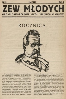 Zew Młodych : organ Samorządów Szkół Średnich w Wieliczce. 1937, nr 2