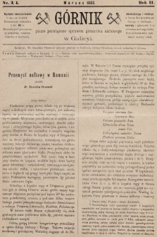 Górnik : pismo poświęcone sprawom górnictwa naftowego w Galicyi. 1883, nr 3 i 4