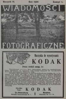 Wiadomości Fotograficzne. 1905, z. 4