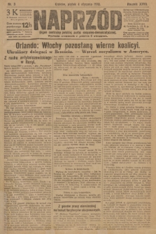 Naprzód : organ centralny polskiej partyi socyalno-demokratycznej. 1918, nr 3
