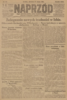 Naprzód : organ centralny polskiej partyi socyalno-demokratycznej. 1918, nr 63