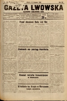 Gazeta Lwowska. 1932, nr 272