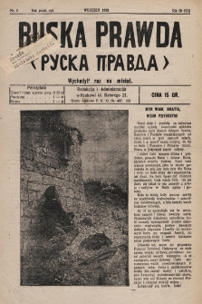 Ruska Prawda. 1928, nr 9