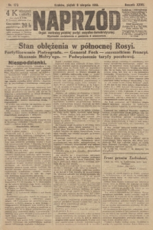 Naprzód : organ centralny polskiej partyi socyalno-demokratycznej. 1918, nr 173